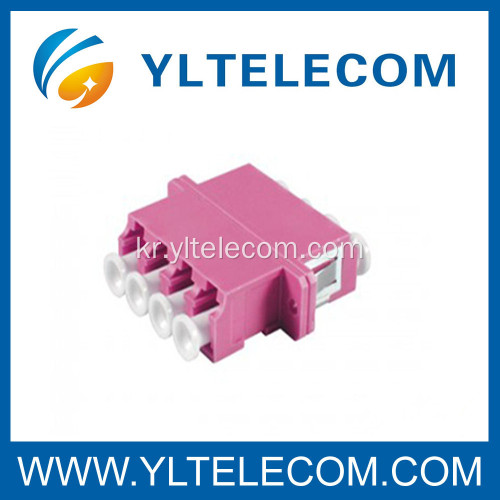 LC OM4 광섬유 OM4 어댑터, 광섬유 OM4 Lc 어댑터 IL 0.2dB 다중 모드